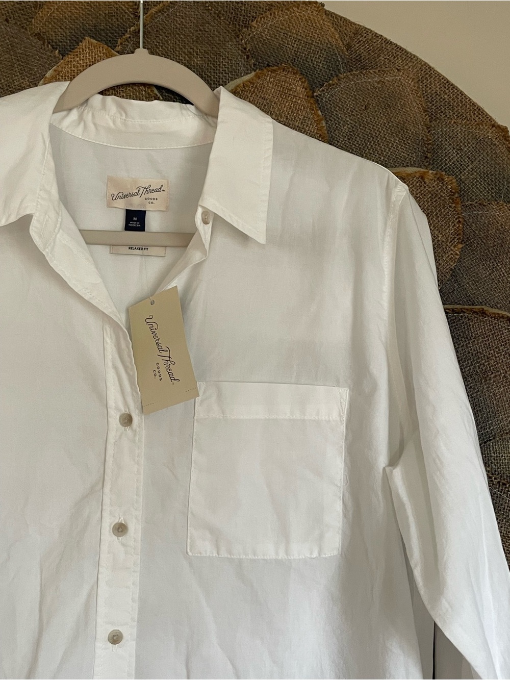 Universal Thread Relaxed Fit Cotton Blouse NWT - Picture 3 of 5